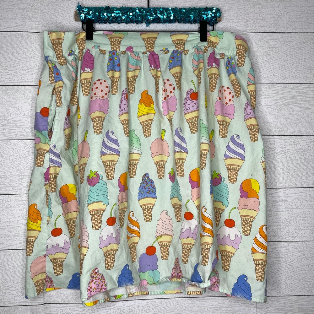 ModCloth Retrolicious | Ice Cream Cone Skirt